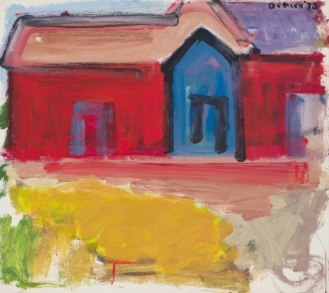 Red House with Blue Door, 1970