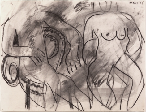 Two Seated Figures, 1977