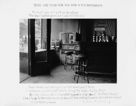 Duane Michals, There Are Things Here Not Seen in This Photograph, 1977/1977